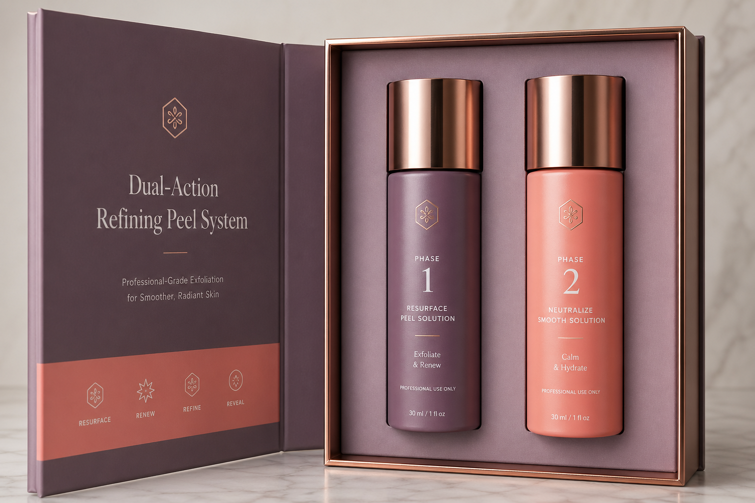Dual-Action Refining Peel System